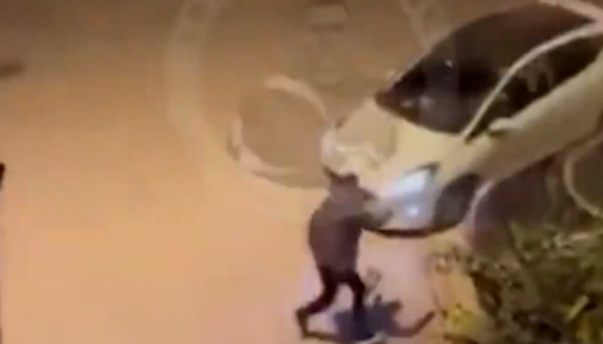 Drift atarak trafik güvenliğini tehlikeye düşüren sürücü yakalandı