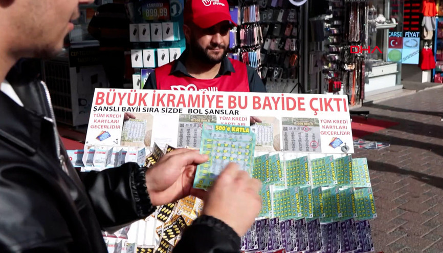 Kadıköy’deki gezici bayiden oynanan Kazı Kazan kartına 40 milyon TL’lik ikramiye çıktı