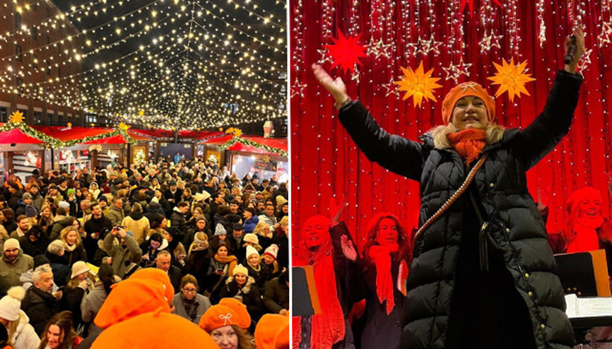 Köln Noel Pazarında Türkçe şarkılar Köln Noel Pazarında Türkçe şarkılar