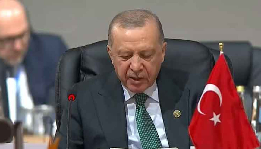 Cumhurbaşkanı Erdoğan G20de konuştu: Gazzede ateşkesin devamı önemli