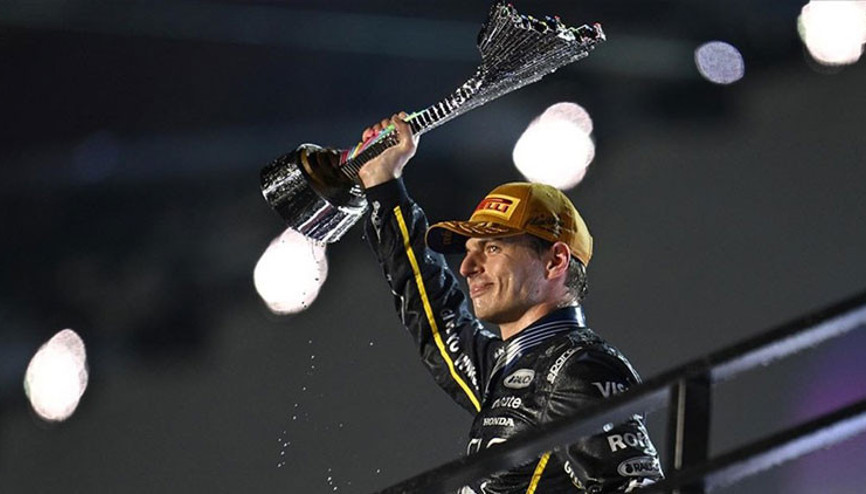 Las Vegasta zafer Max Verstappenin