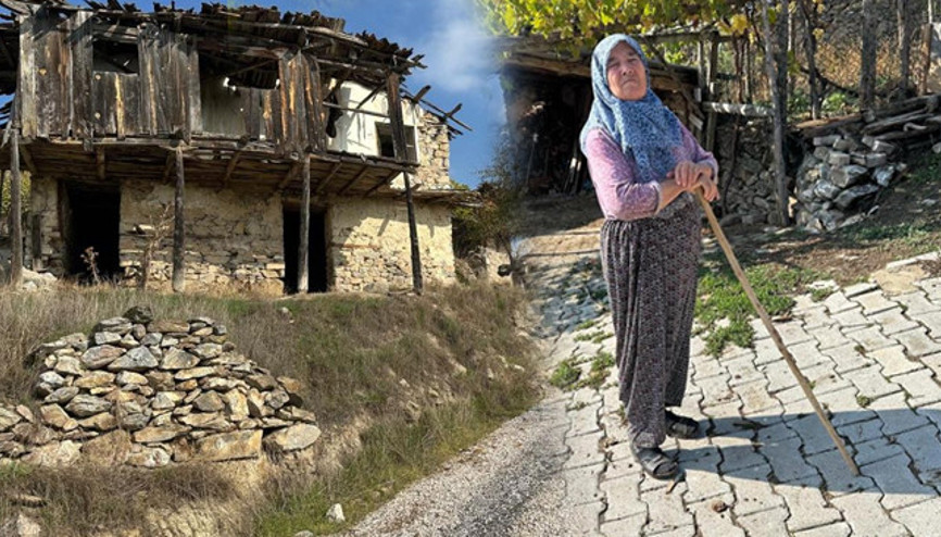 Bu köyde sadece 4 kişi yaşıyor: Tüm halk yakın ilçelere gitti Yıkık dökük yapılar içinde biz nefes alıyoruz