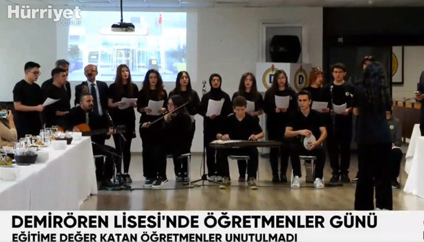 Demirören Lisesinde Öğretmenler Günü