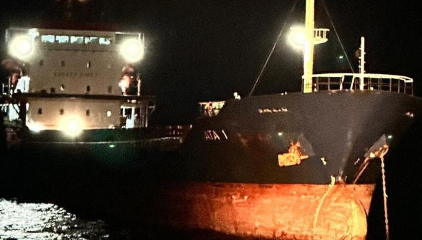 Çanakkale Boğazında kuru yük gemisi arıza yaptı