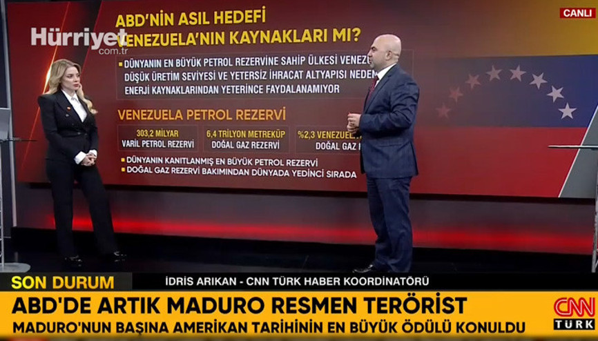 ABDden Maduroyu getirene 50 milyon dolar