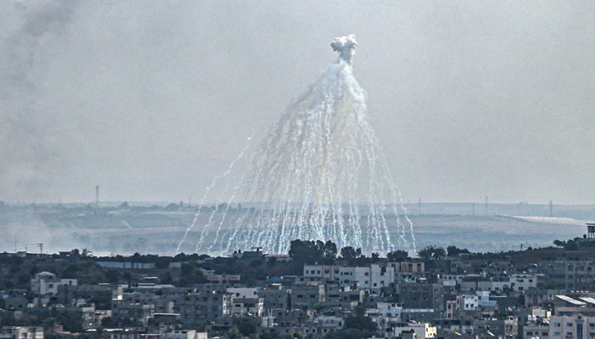 İsrail Lübnana fosfor bombasıyla saldırdı İsrail Lübnana fosfor bombasıyla saldırdı
