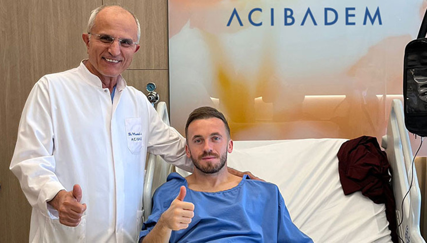 Trabzonsporlu Edin Visca ameliyat oldu