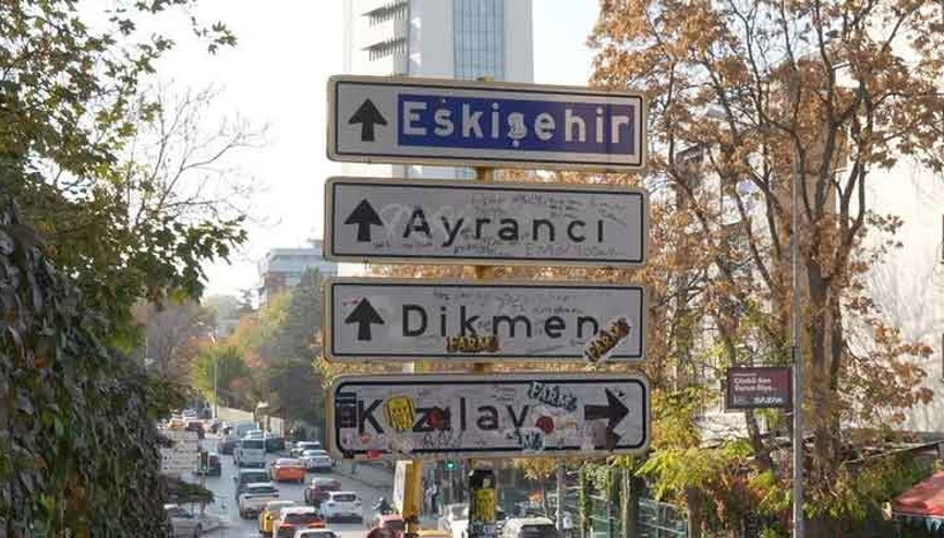 Kızılay tabelası, 4üncü kez yenilendi