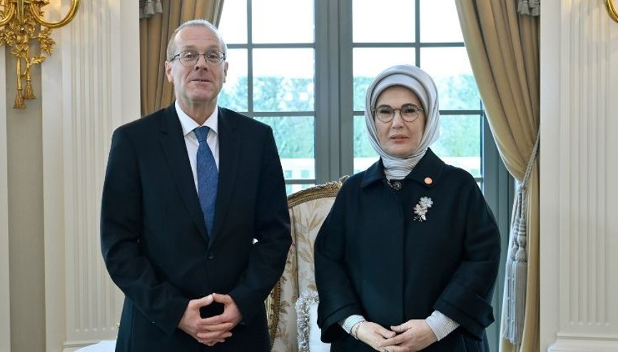 Emine Erdoğan, DSÖ heyetiyle görüştü