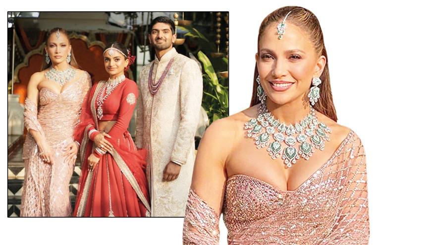 Hint düğününde sahneye çıktı