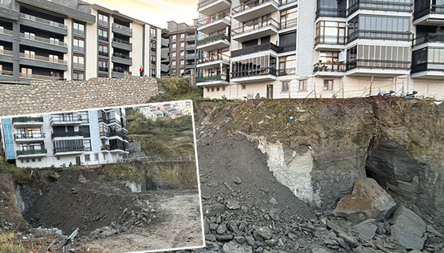 Bartında toprak kayması: 70 kişi evlerinden tahliye edildi