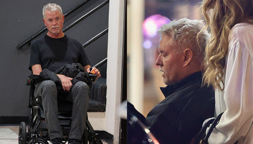 Hastalığı onu hayattan yavaş yavaş koparsa da yılmadan savaşıyor… Yeni rolü için sete tekerlekli sandalyeyle gitti