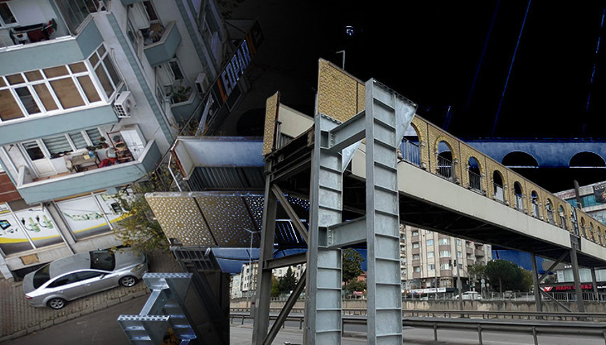 Yıkılması isteniyordu: Evi gösteren üst geçit için 1 metrelik karar