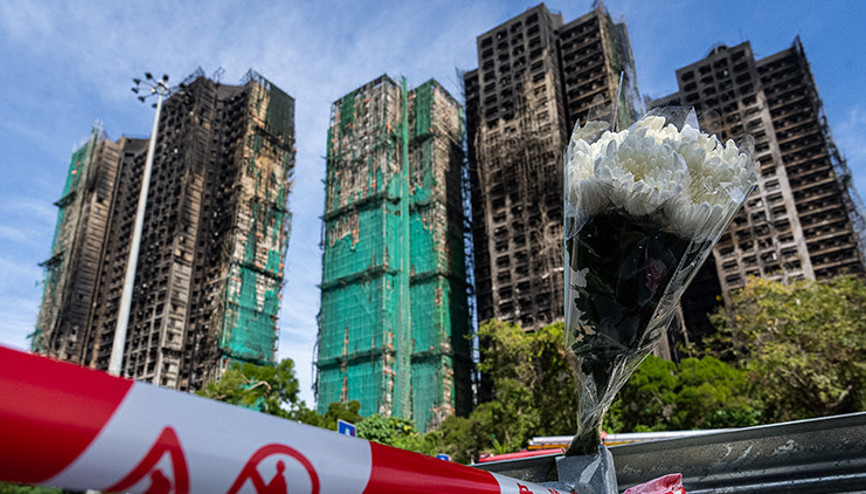 Hong Kongdaki yangın faciasında ölenlerin sayısı 128e yükseldi