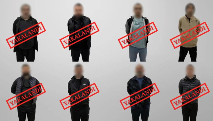 Kırmızı bültenle ve ulusal seviyede aranan 8 suçlu Türkiyeye getirildi