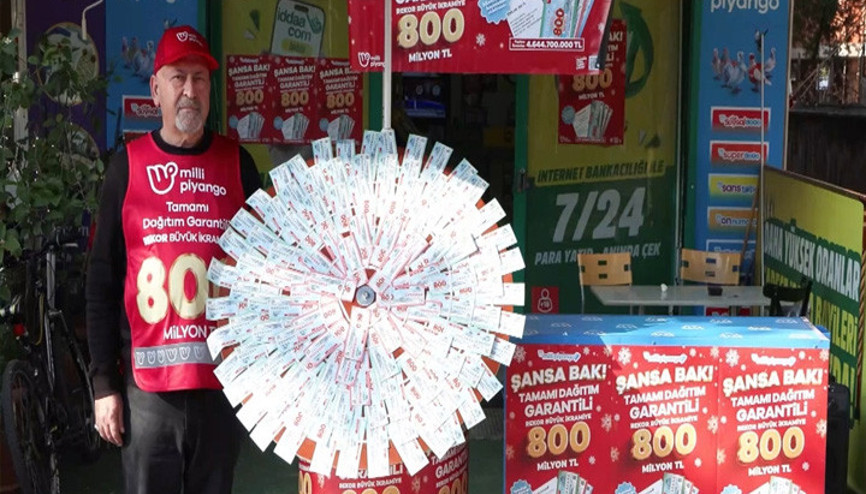 Milli Piyango’nun 800 milyon TL’lik yılbaşı büyük ikramiyesine yoğun ilgi Milli Piyango’nun 800 milyon TL’lik yılbaşı büyük ikramiyesine yoğun ilgi