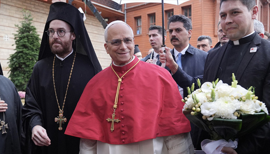 Vatikan Devlet Başkanı Papa 14. Leo Fener Rum Patrikhanesinde