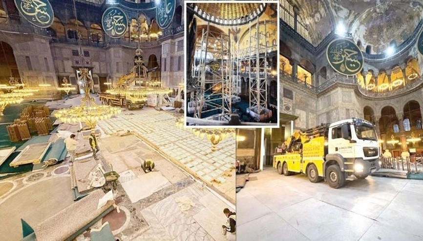 Ayasofya Bilim Kurulu Hürriyet’e konuştu: Notre Dame’da da vinç kullanıldı