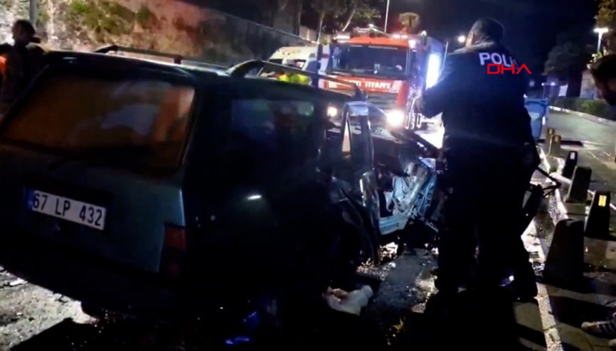 Üsküdarda hatalı sollama kazası 3 Yaralı