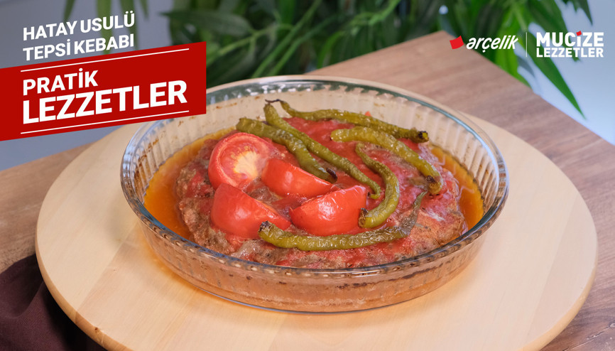 Hatay usulü tepsi kebabı tarifi