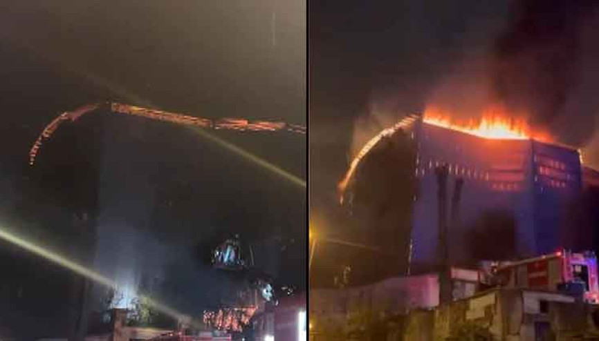 Üsküdarda restorasyon yapılan ahşap köşkte yangın