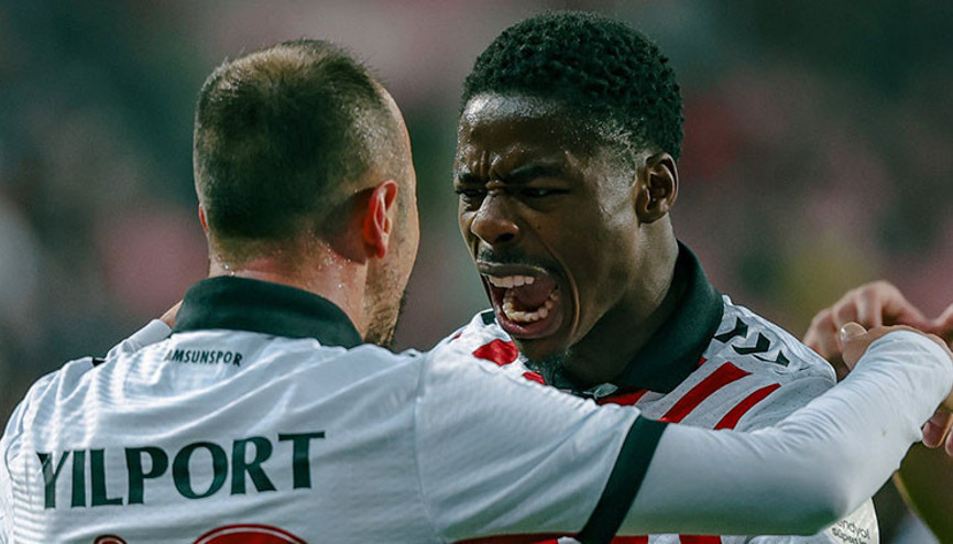 Samsunspor son 14 resmi maçta yenilmedi