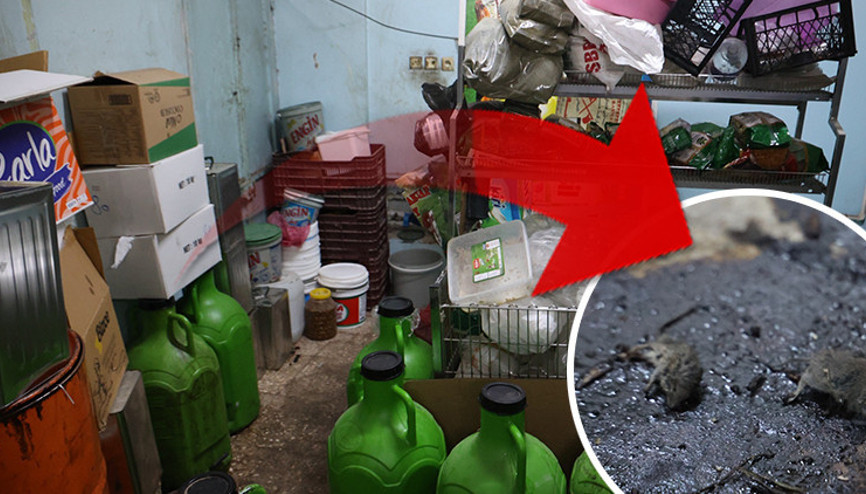 Bu kadarını ekipler de beklemiyordu: Üretim yapılan işletmede iğrenç görüntüler