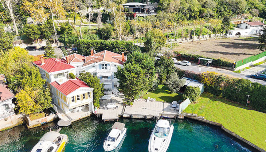 Dizilerin gözde yalısı satılıyor