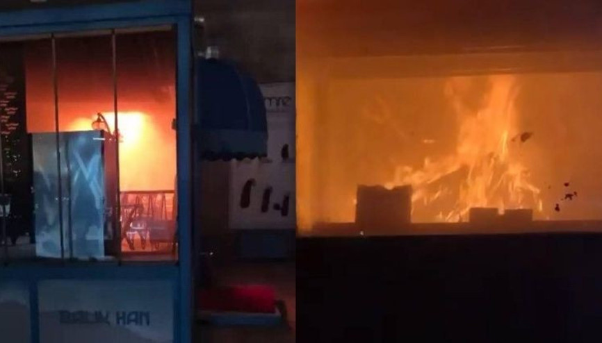 Başakşehir’de korkutan restoran yangını… Mahsur kalanlar kurtarıldı