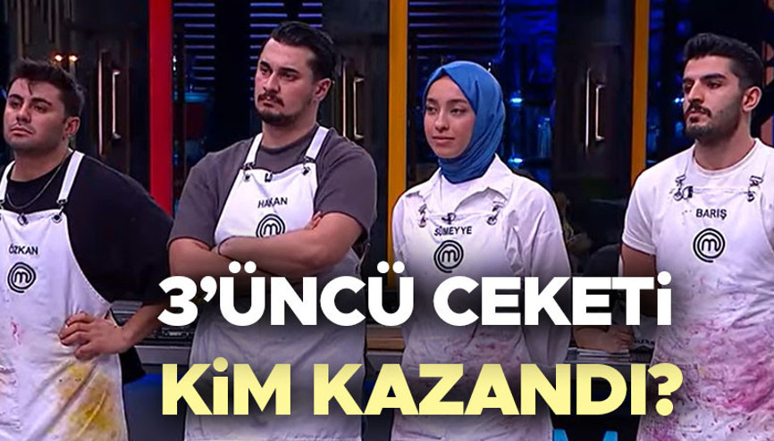 MASTERCHEF 3. CEKETİ KİM KAZANDI, CEKETİ KİM GİYDİ (2 Aralık 2025 Salı-Son bölüm) | Dün akşam MasterChefte ceketi kim giydi Özkan ve Hakanın puanları kazananı belirledi