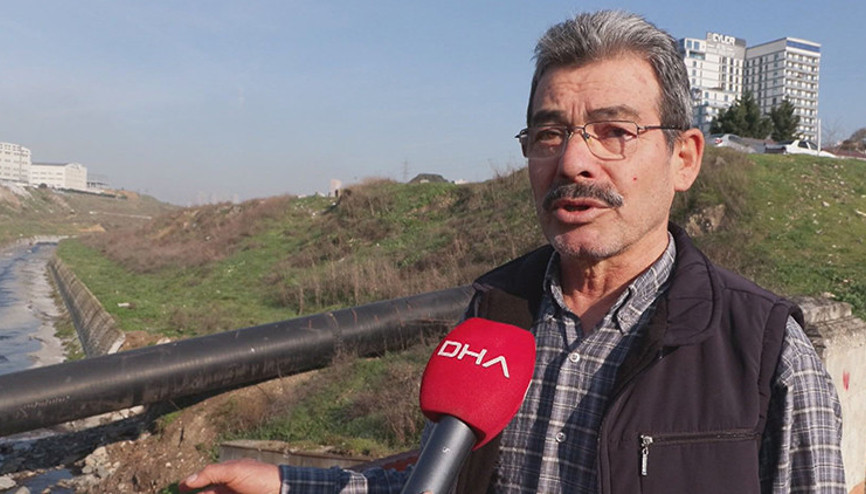 Rengi kırmızıya döndü İstanbulda tepki çeken görüntü ve koku