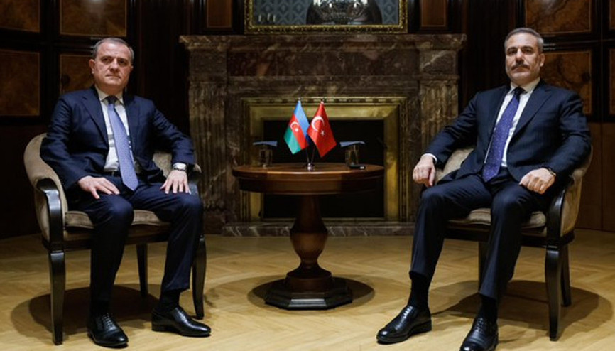 Dışişleri Bakanı Hakan Fidan, Azeri mevkidaşı Bayramovla görüştü