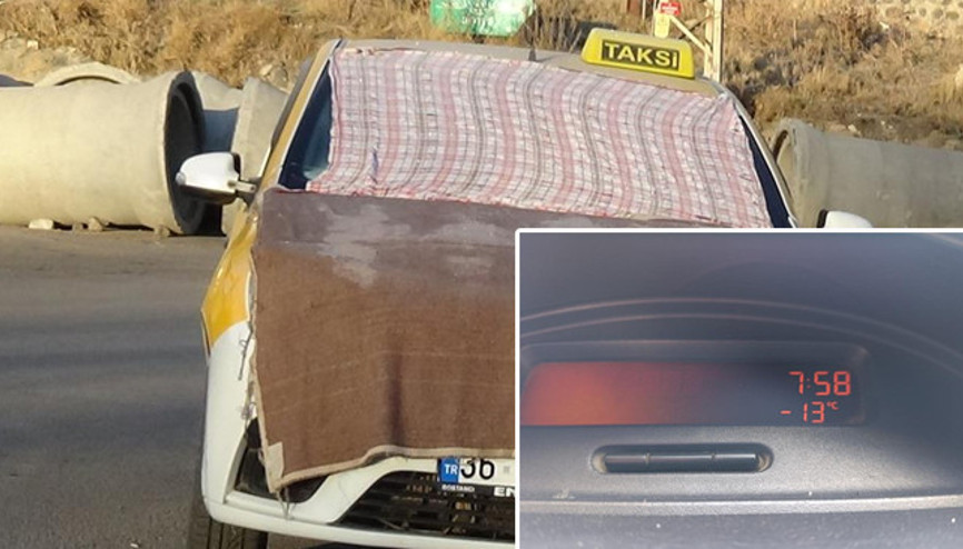 Bir kentimiz adeta buz kesti: Hava sıcaklığı eksi 13 dereceyi gördü Kışımız başladı