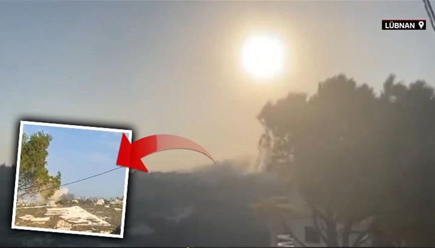 Son dakika... İsrail, Lübnanı vurdu: İşte ilk görüntüler