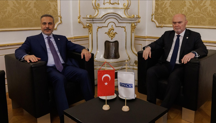 Bakan Fidan, AGİT Genel Sekreteri Sinirlioğlu ile görüştü