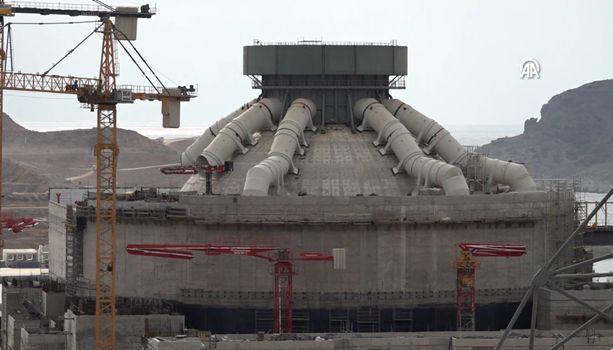Türkiyenin iletim sistemine enerji aktaracak Akkuyu NGSdeki tesise elektrik verildi