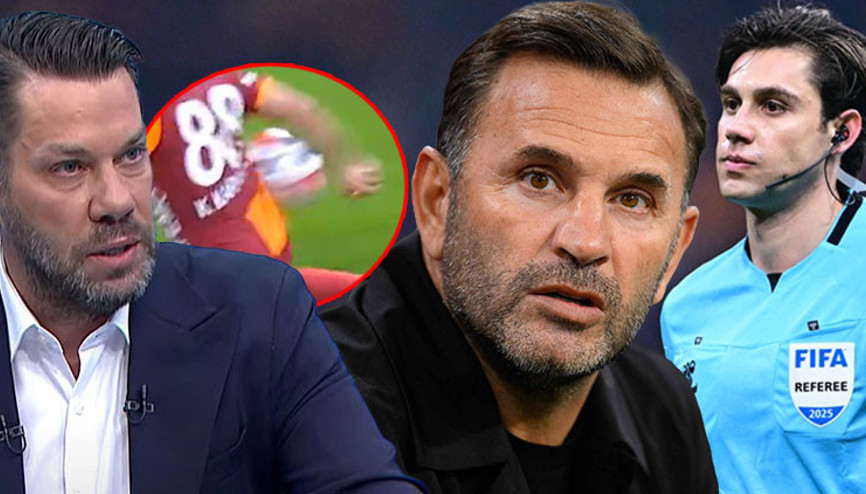 Galatasaray-Samsunspor maçının hakem yönetimini Fırat Aydınus inceledi: Kırmızı kart ve penaltı vermeliydi ama iki pozisyonu da VARa bıraktı