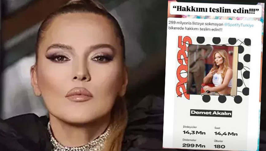 Demet Akalın isyan etti: Hakkımı teslim edin