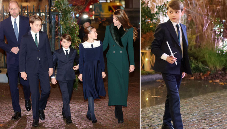 Altı ay sonra ilk kez aile tam kadro yan yana... Afacan küçük yine kendi dünyasında