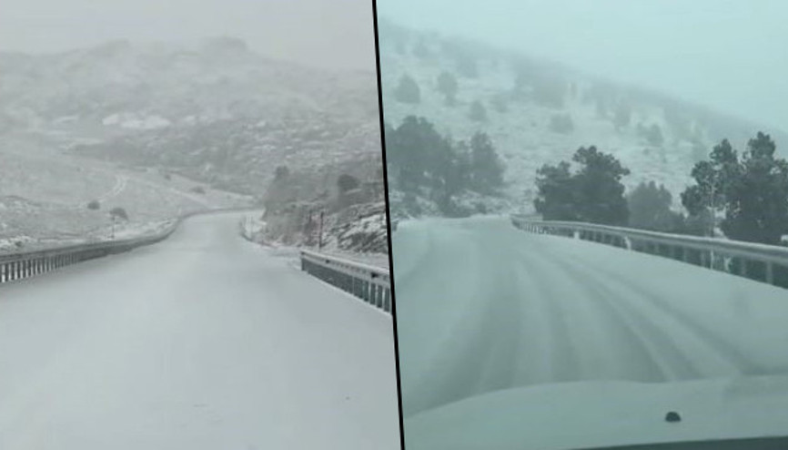Meteoroloji uyarmıştı Kar yağışı başladı: Etkisi arttı, her yer beyaza büründü