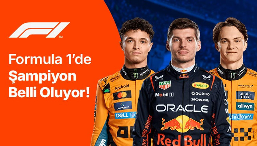 Formula 1’de Şampiyonluk Son Yarışa Kaldı Yılın son yarışının heyecanına sen de Misli’de ortak ol