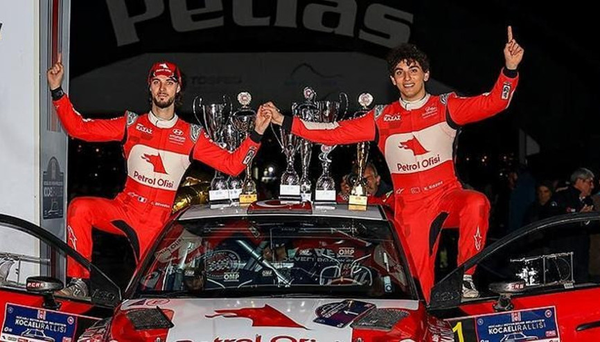 Kerem Kazaz, Türkiye Ralli Şampiyonasını zirvede tamamladı