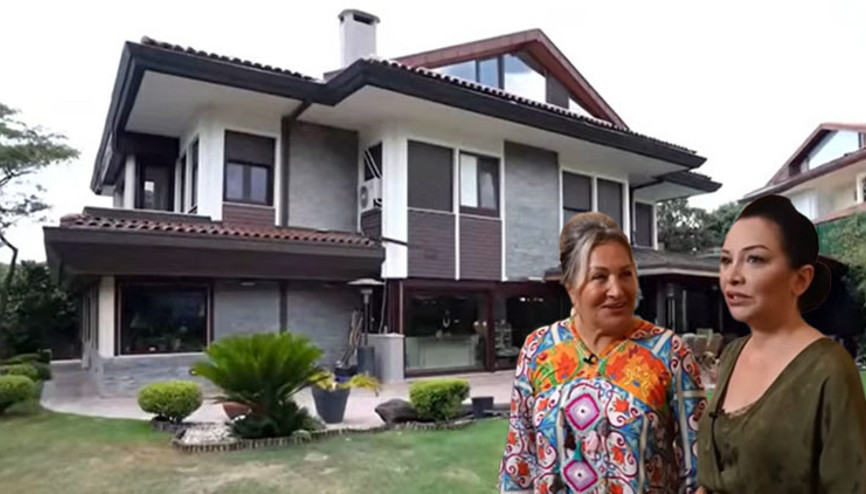 Yeşilin her tonu bu bahçede... İşte Sahrap Soysalın muhteşem evi