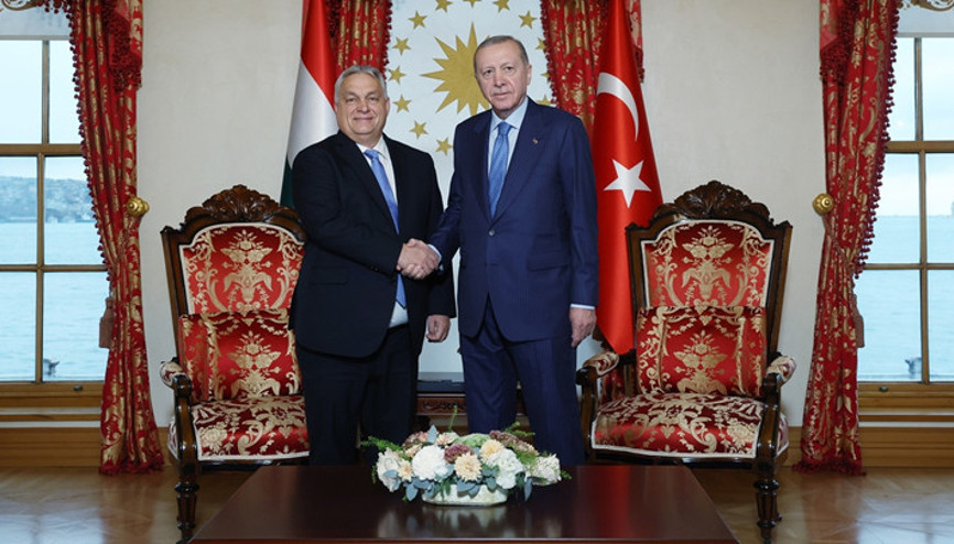 Cumhurbaşkanı Erdoğan, Macaristan Başbakanı Orbanı resmi törenle karşıladı