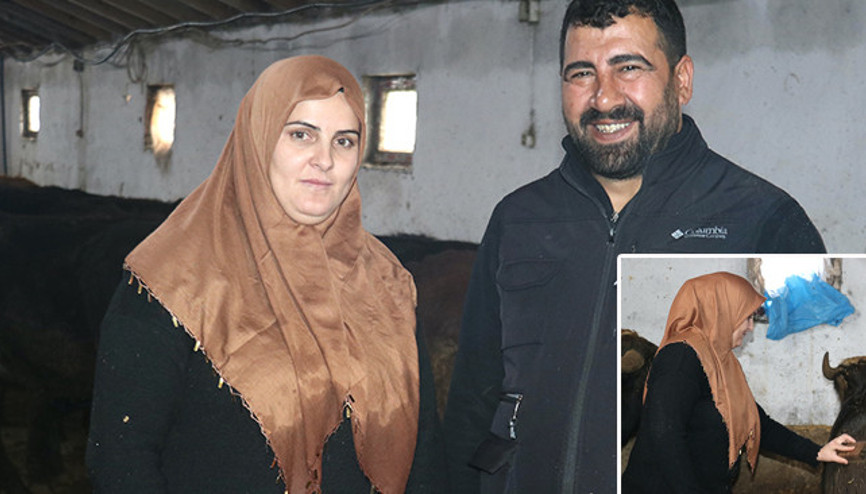 Eşini ikna etti beraber yaptılar: Azmiyle yöre halkına örnek oldu Bir ilki başardılar