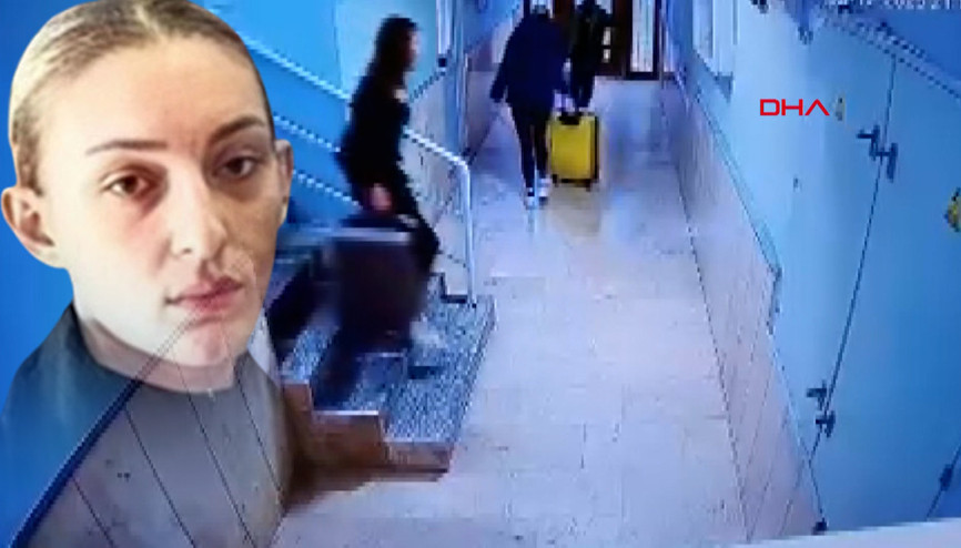 Güllünün kızının bavullarla apartmandan çıktığı anların görüntüleri ortaya çıktı