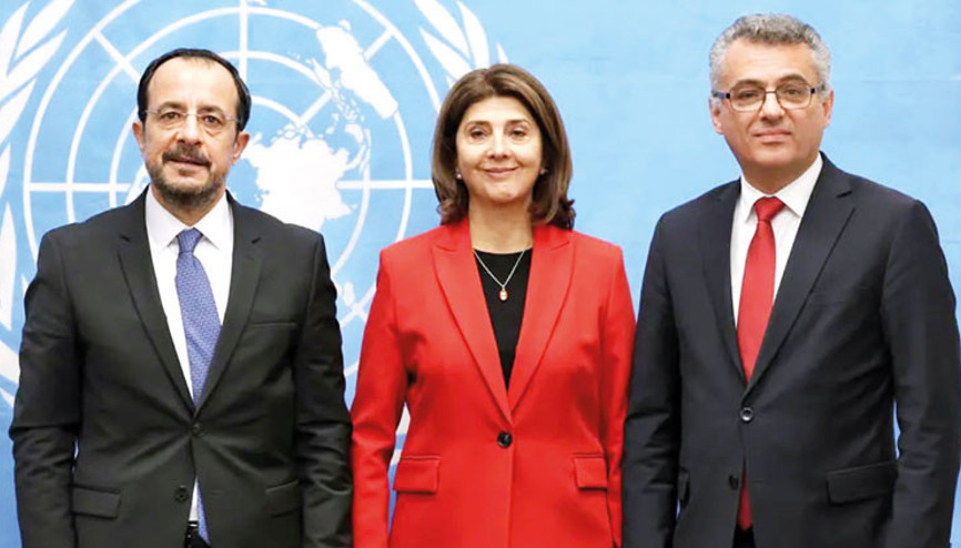 Kıbrıs’ta BM ile ilk üçlü buluşma... Türk ve Rum liderler özlü konulara girdi