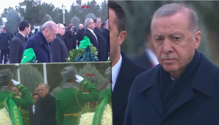 Cumhurbaşkanı Erdoğan Türkmenistanda