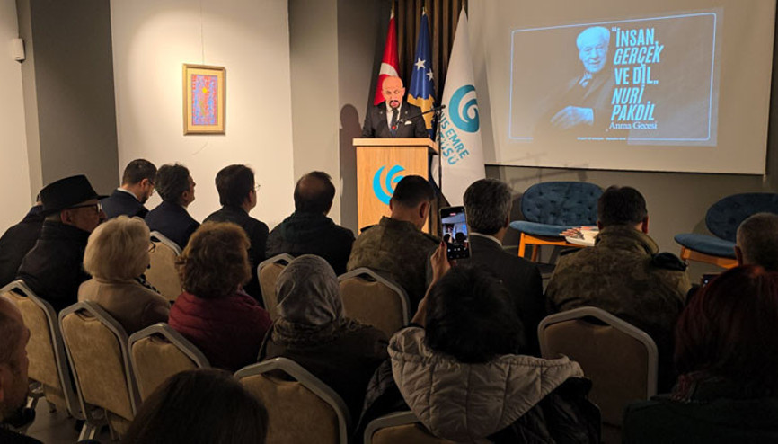 Nuri Pakdil Anma Gecesi Prizren’de düzenlendi: “İnsan, Gerçek ve Dil”