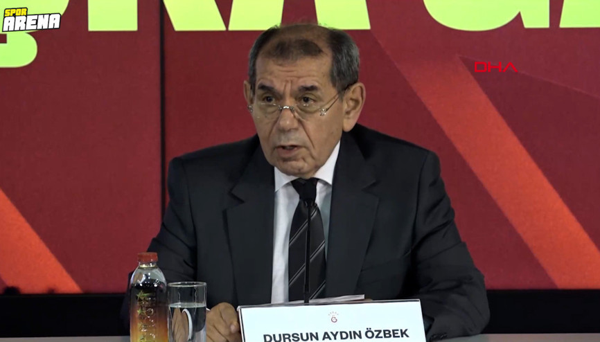 Galatasaray Başkanı Dursun Özbekten Hacıosmanoğluna sert tepki: Sen ne zannediyorsun kendini Yüzde yüz tehdit